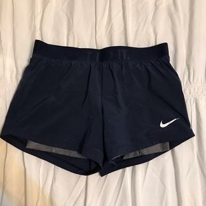 navy nike shorts